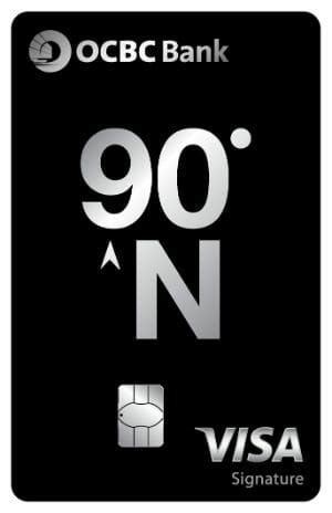 New OCBC 90°N Visa: Earn 4 mpd on overseas spend, .